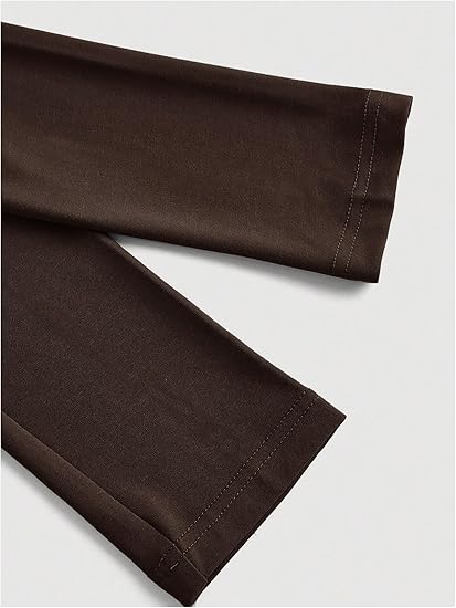 Women's Long Sleeve A-Line Flared Ruched Long Dress