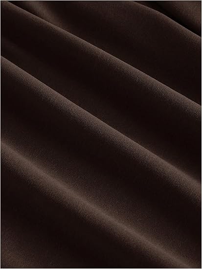 Women's Long Sleeve A-Line Flared Ruched Long Dress