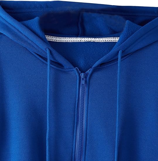 Women's Zip-Up Cropped Warm Lined Sweatshirts